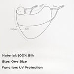 100% Real Silk UV Protection Mask - Movagear