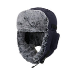 Winter Trapper Hat - Faux Fur Ear Flap Warm Aviator Cap For Men Women Outdoor