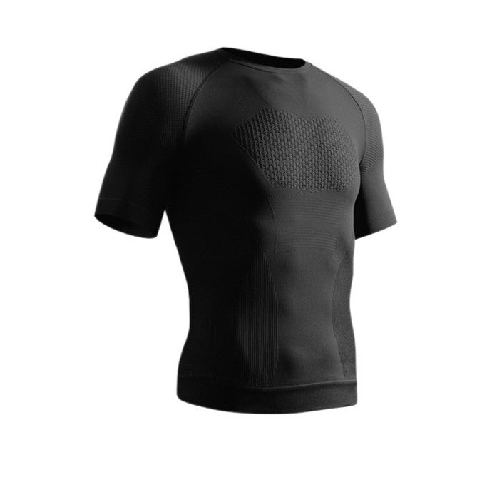 Running Tops - Men's Fitness Activewear Tops Summer Seamless Sport Short Sleeves Cloth
