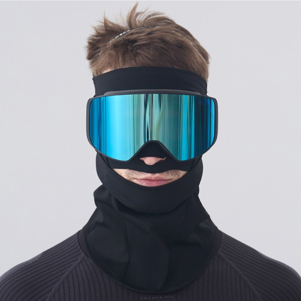 Half Ski Mask Balaclava - Winter Warm Fleece Face Mask - Neck Gaiter Cycling
