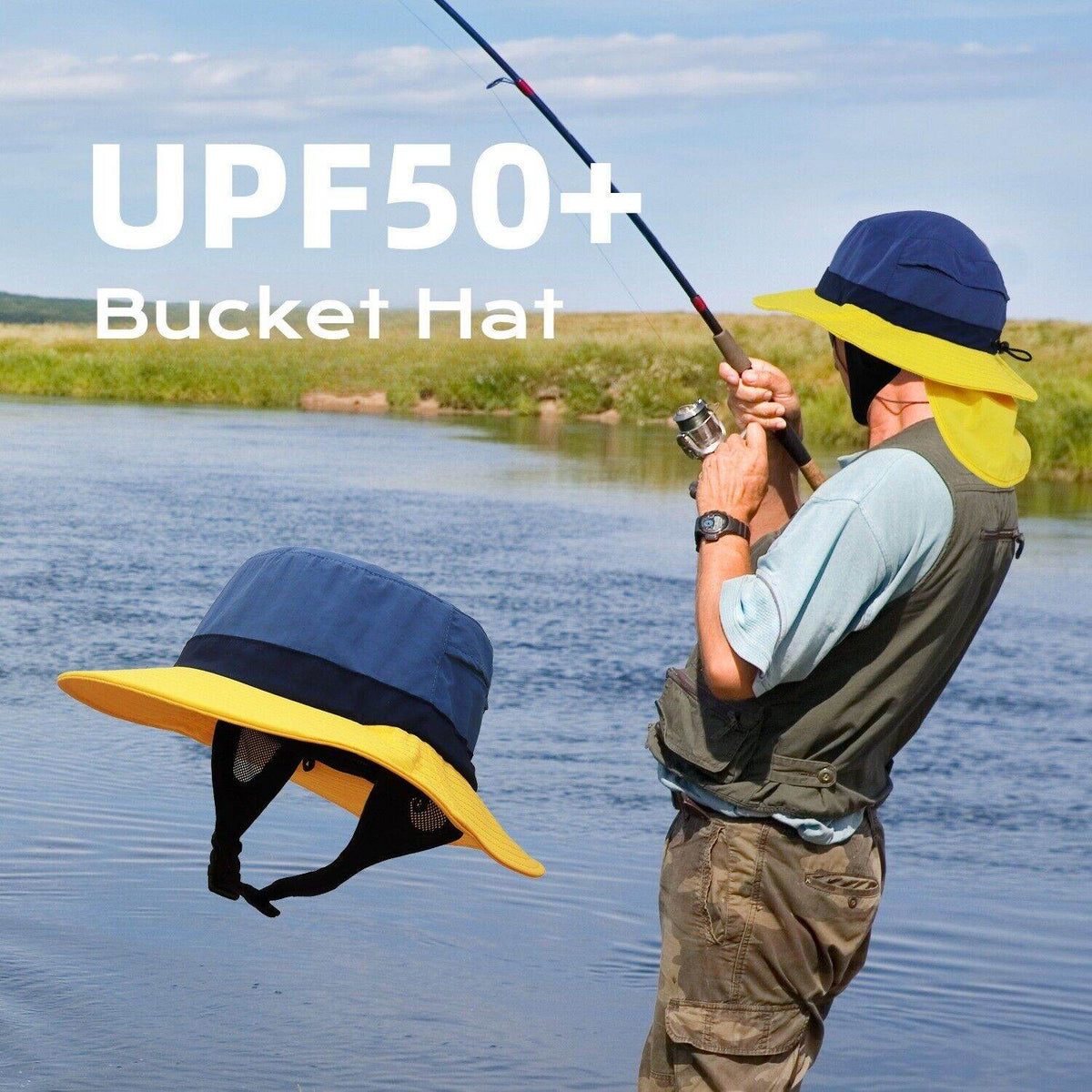 UPF50+ Surf Bucket Sun Hat - Movagear