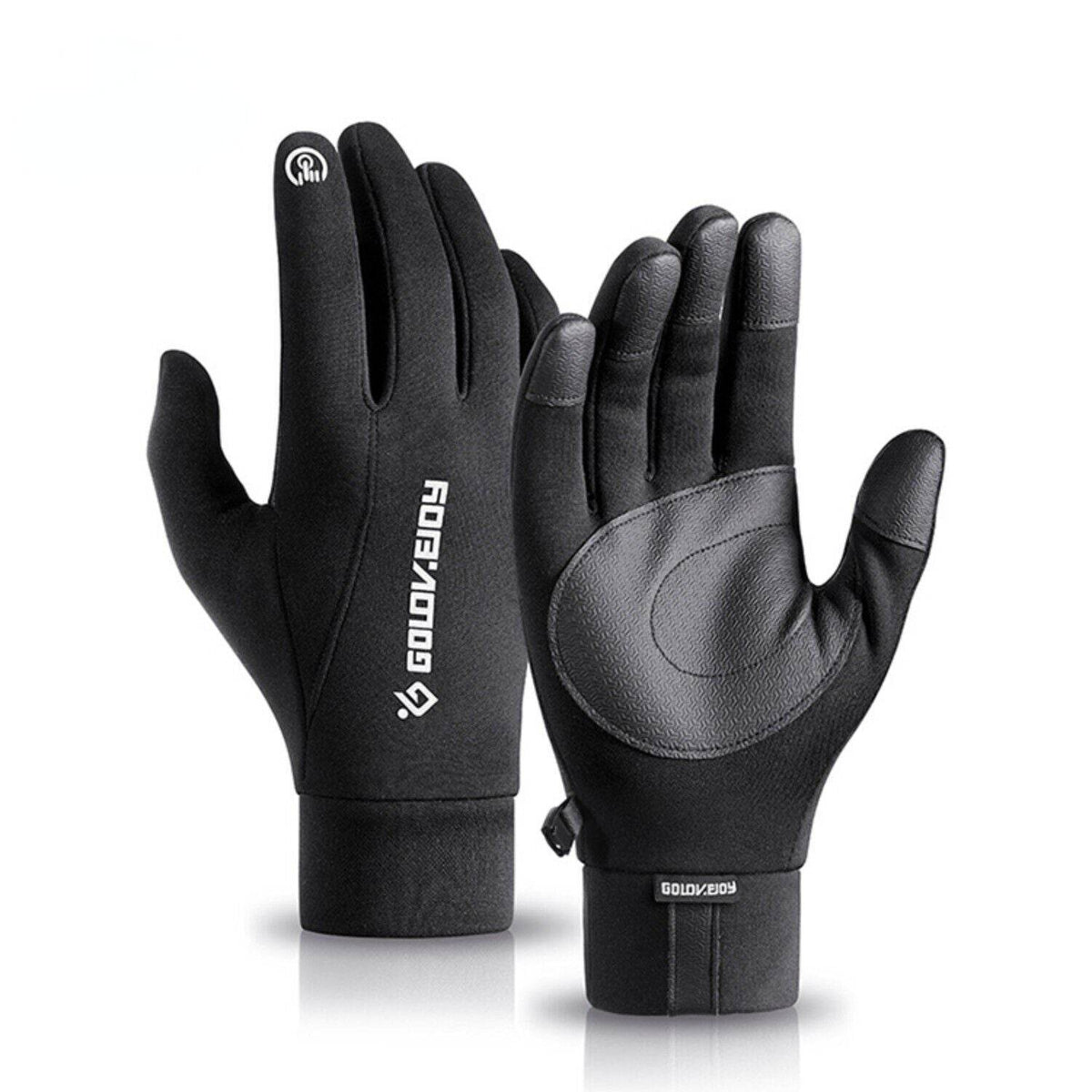 Men Thermal Windproof Waterproof Winter Cycling Gloves Touch Screen Warm Mittens - Movagear
