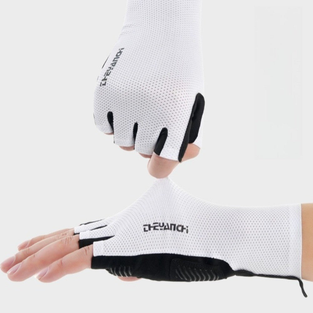 Bicycle Cycling Gloves for Men, Summer Anti-slip Outdoor Fishing Gloves
