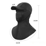 Summer Sun Protection Balaclava Ice Silk Breathable with Brim Cycling Mask