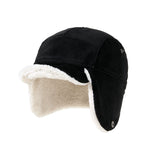 Retro Winter Hat with Ear Protection for Men Women - Thermal Trapper Hat