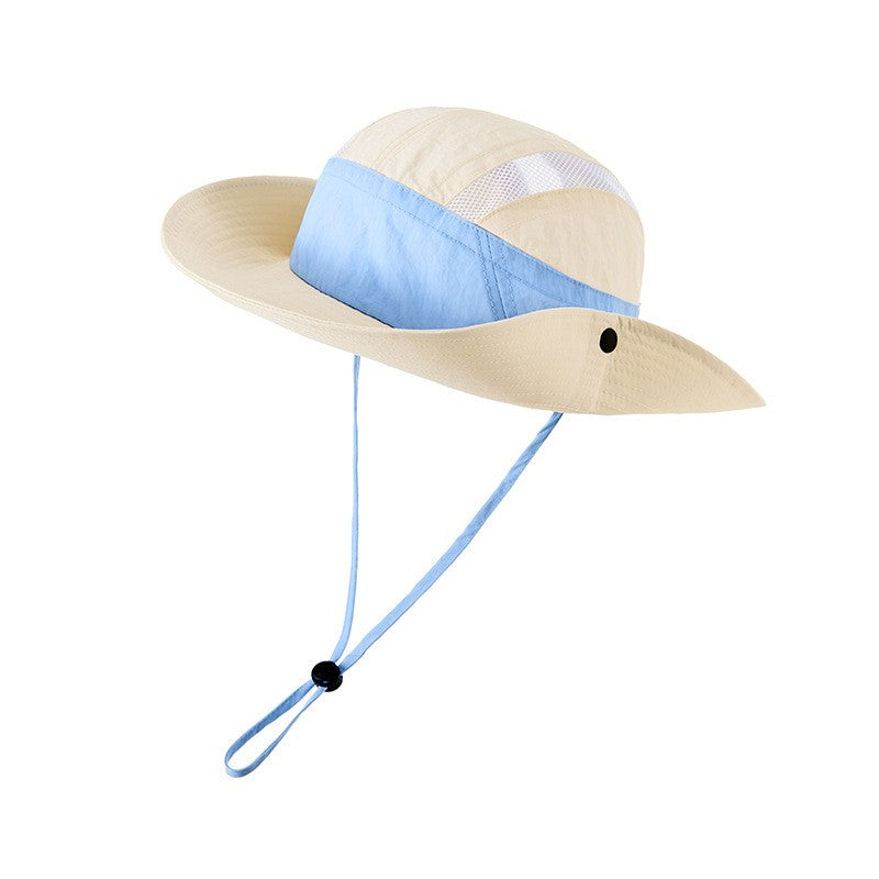 Spring Summer Quick Drying Fishing Hat, Outdoor Hiking Bucket Hat Sun Protection