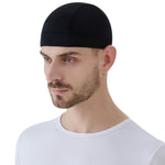 Summer Skull Caps Helmet Liner for Men Women, Ice silk Cycling Caps Beanie - Movagear