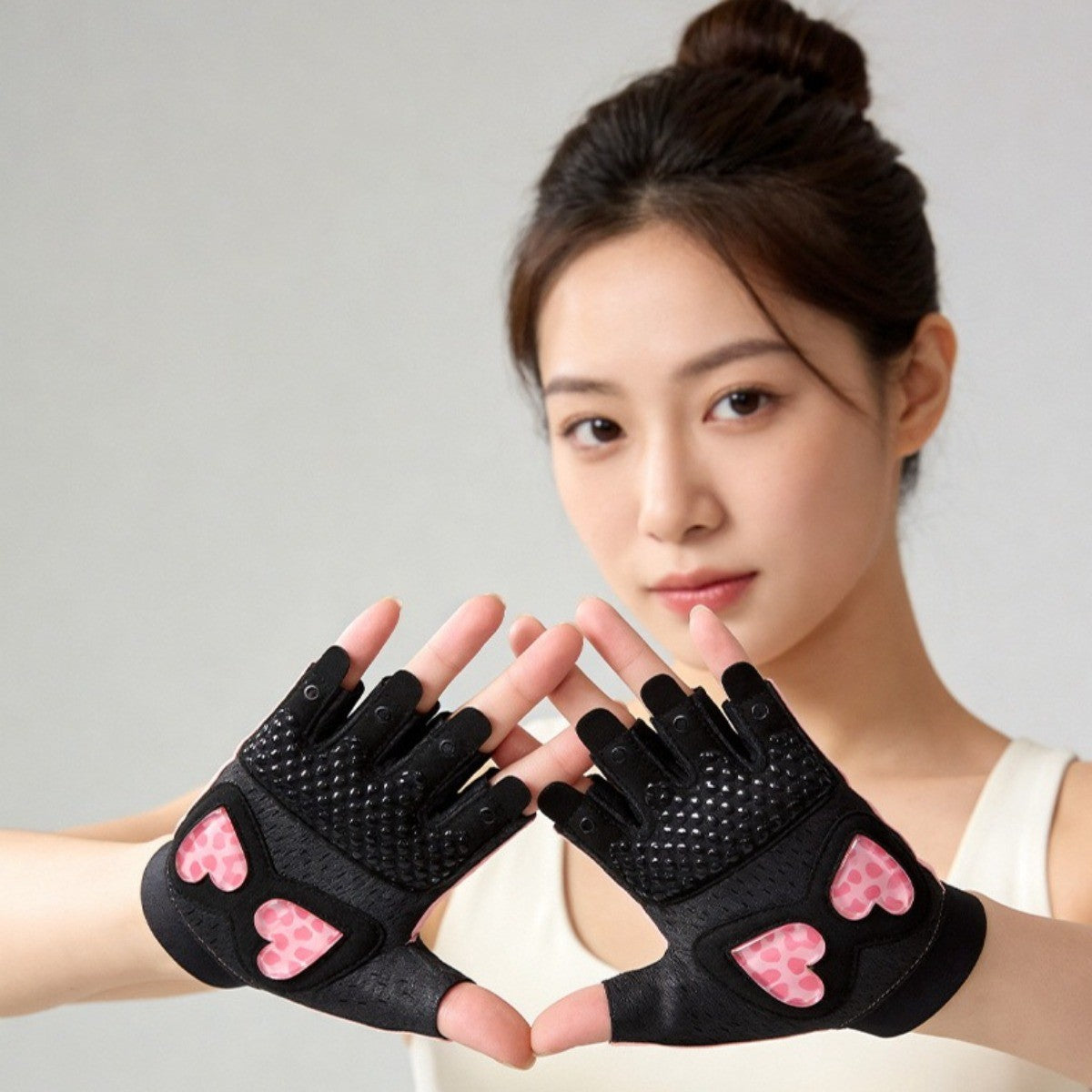 Sports Yoga Fitness Gloves for Women - Shock Absorption Outdoor Cycling Gloves