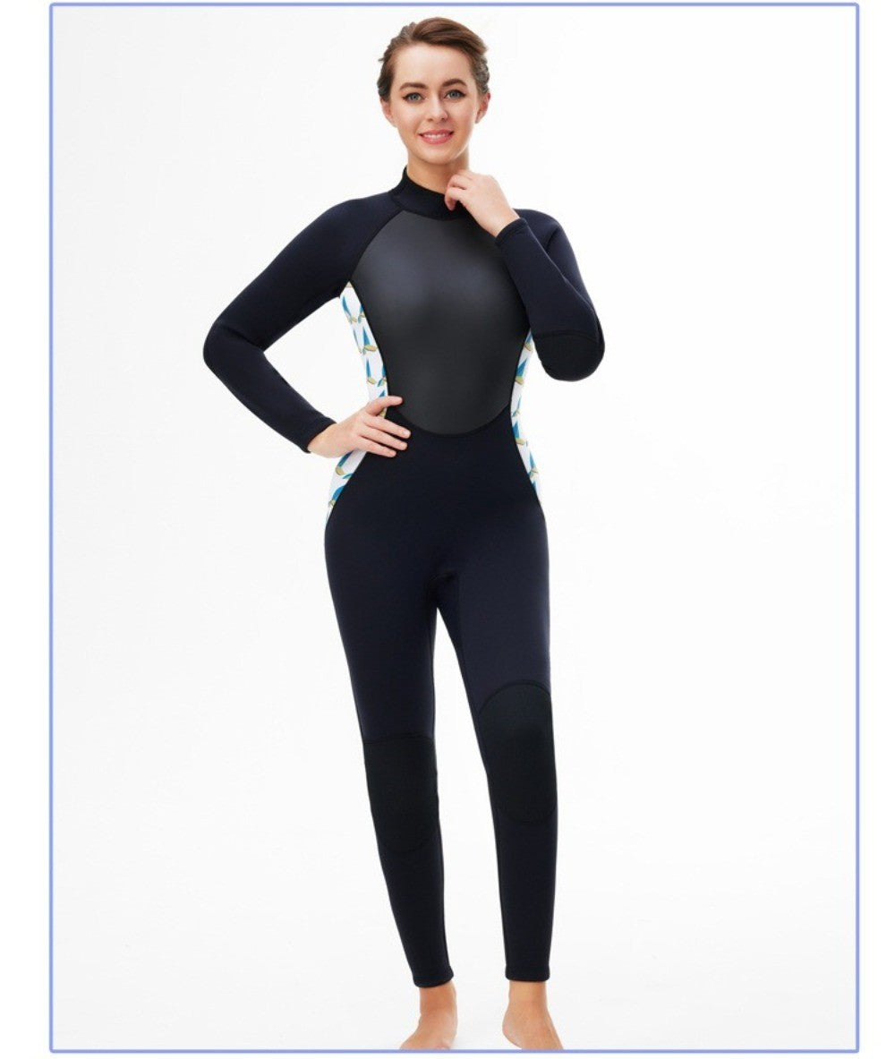Diving Suit for Women - Winter Thermal Cold Resistant 3MM Wetsuit Snorkeling