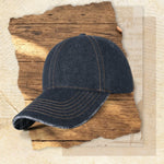 Retro Denim Baseball Cap for Men Women - Skin Friendly, Breathable Soft Top
