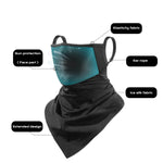 Summer Balaclava Face Mask for Men Women - Cooling Neck Gaiter Bandana Mask - Movagear