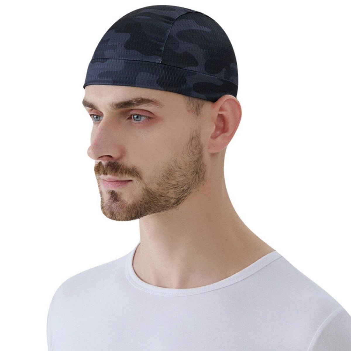Summer Skull Caps Helmet Liner for Men Women, Ice silk Cycling Caps Beanie - Movagear