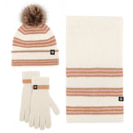 Winter Beanie Hat + Scarf + Gloves Set for Women - Movagear