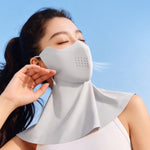 2PCS Summer Ice Silk UV Protection Face Mask for Women - UV Protection Balaclava