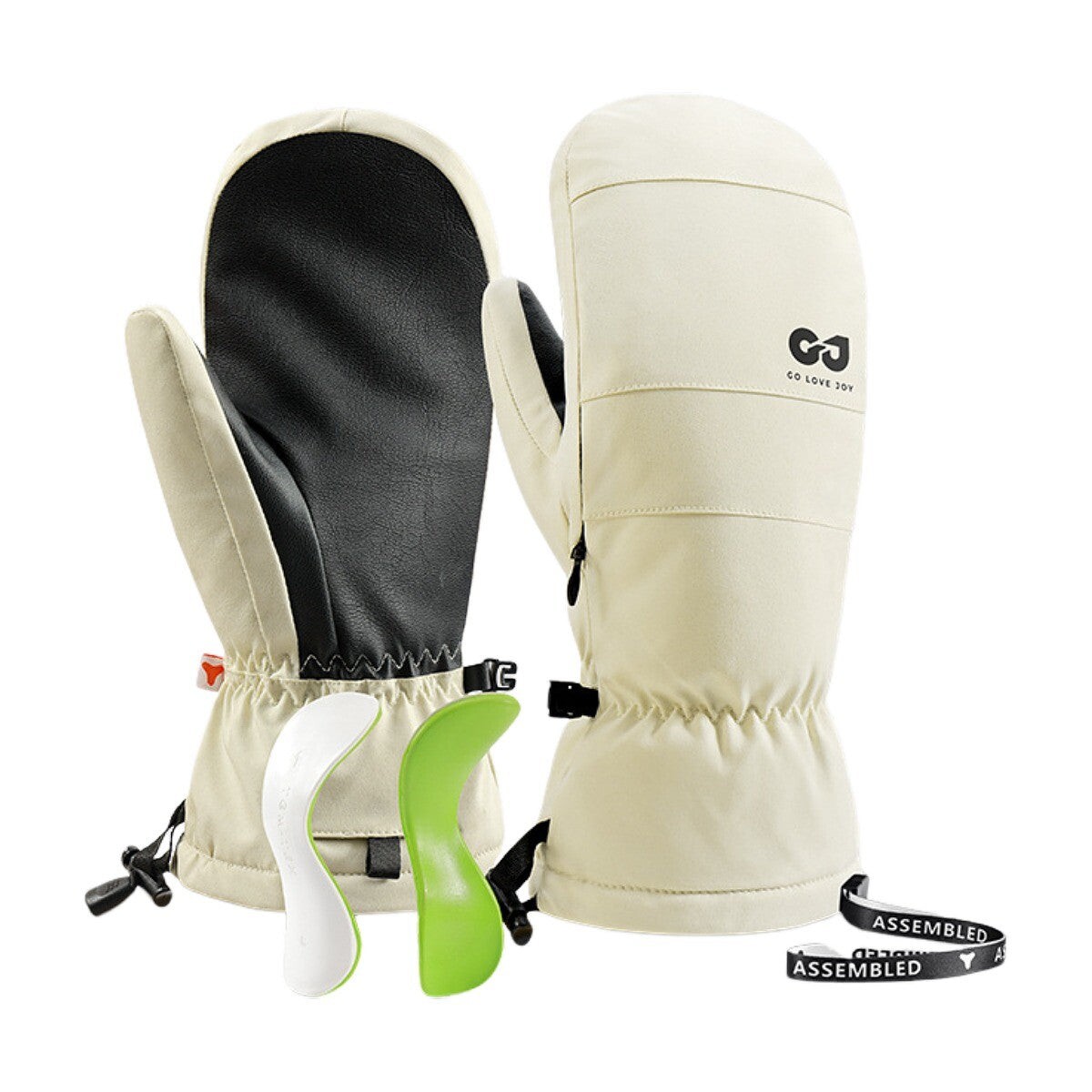 Winter Mittens for Men Women - Warm Thermal Waterproof Mittens for Snowboarding