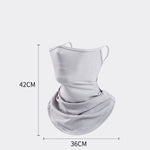 Cycling Sun Protection Scarf Mask - Neck Gaiter Ice Silk Balaclava For Men Women