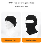 Knit Balaclava - With Both Wearing Method - Movagear