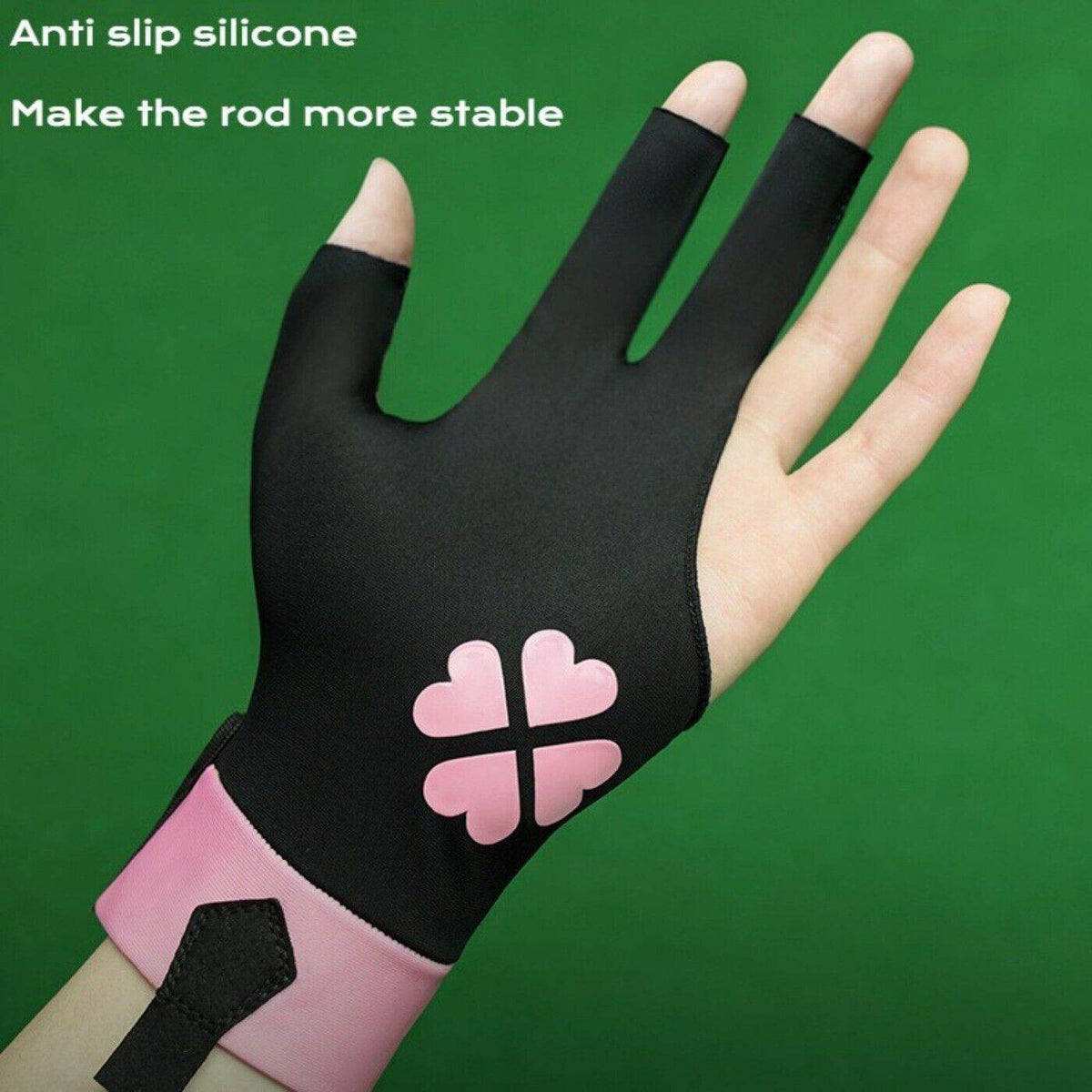 Billiards Glove - 3 Finger Pool Glove - Movagear