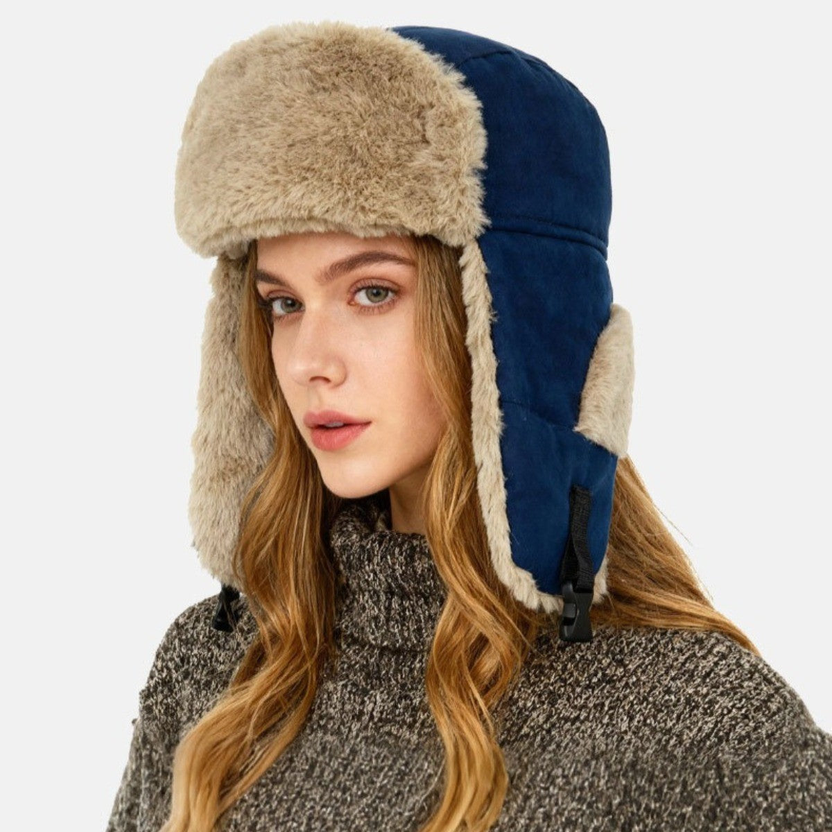 Winter Trapper Hat for Men Women - Aviator Hat Warm Hat for Skiing Hunting