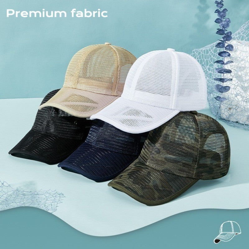 Summer Baseball Cap for Men Women - Breathable Sun Hat Baseball Cap