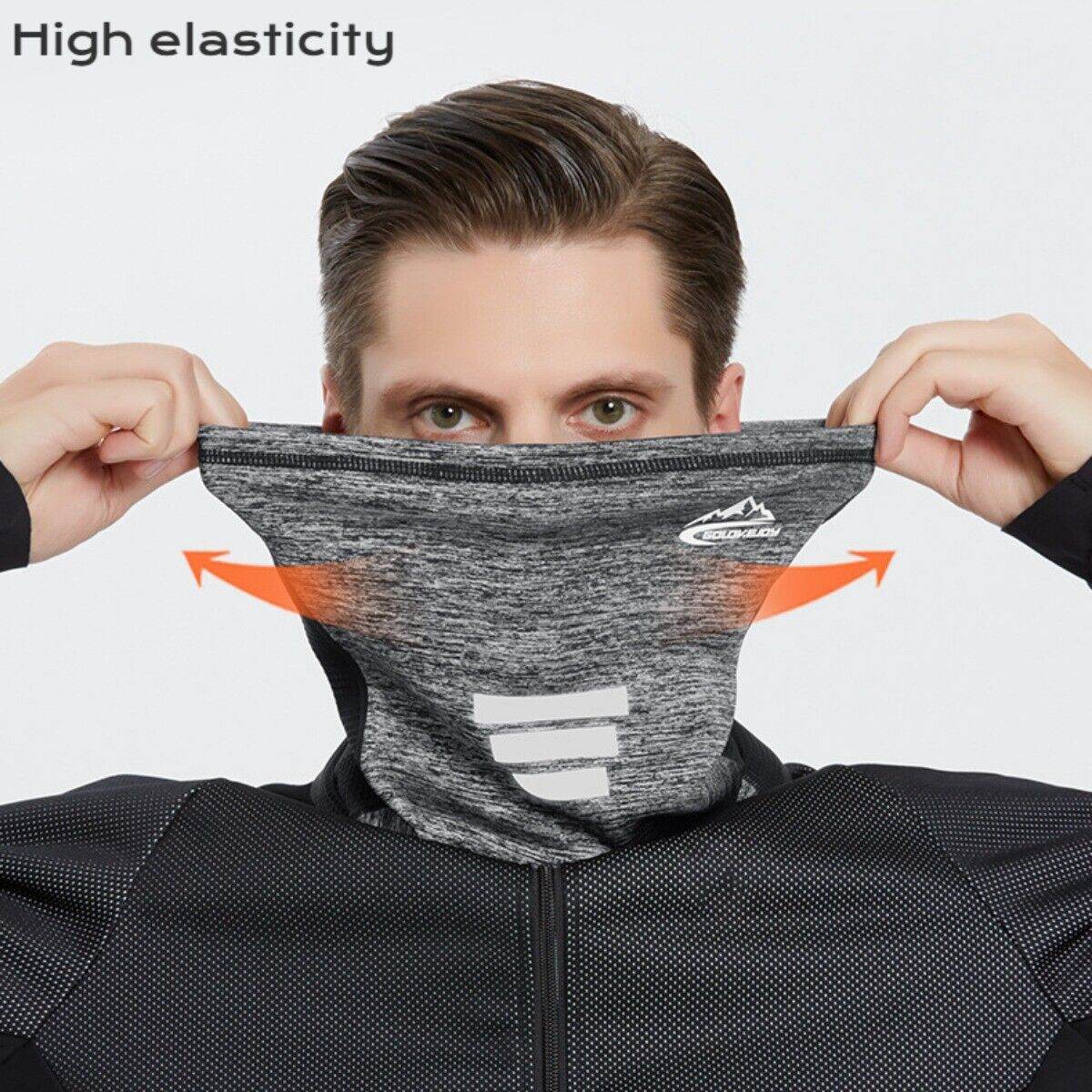 Neck Gaiter with Reflective Design - Movagear