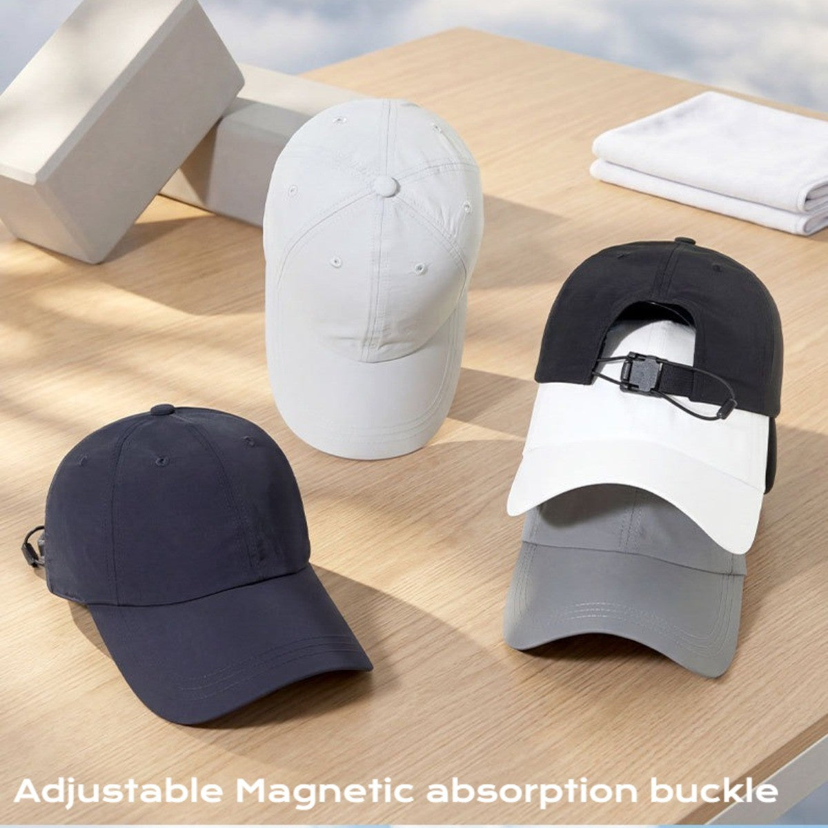 Summer Wide Brim Sun Protection Hat for Women Men Soft Quick Drying Baseball Cap