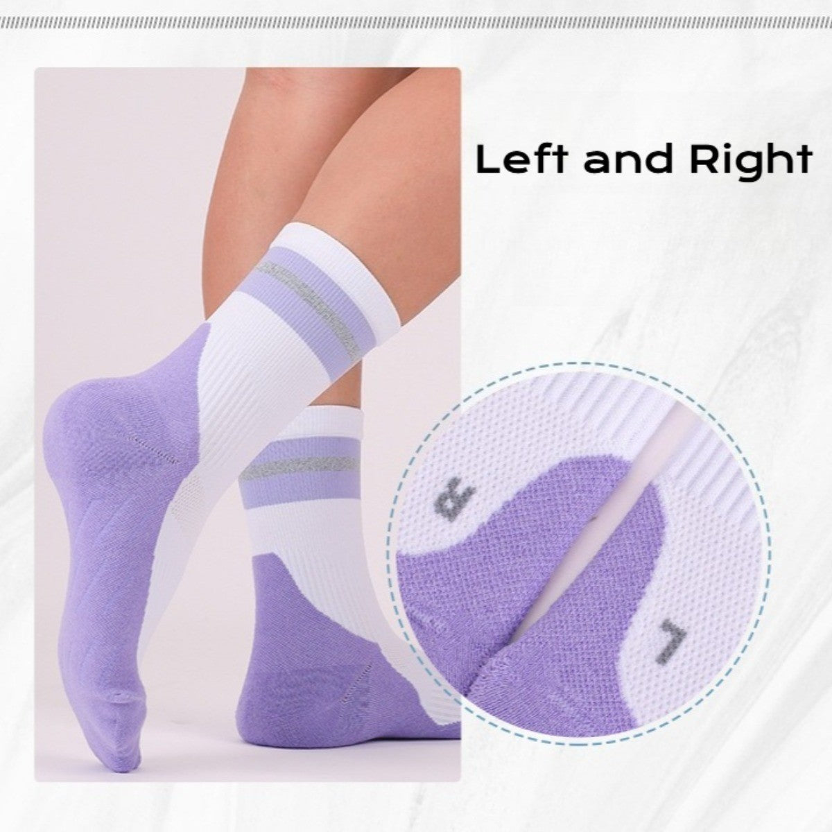 Sports Socks - Badminton Tennis Socks for Men Women - Breathable Running Socks