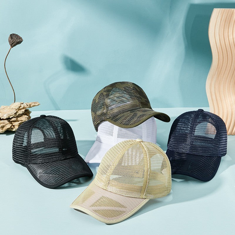 Summer Baseball Cap for Men Women - Breathable Sun Hat Baseball Cap