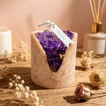Handmade Aromatherapy Candles - Crystal Shaped Candles Bedroom Ornament Candles