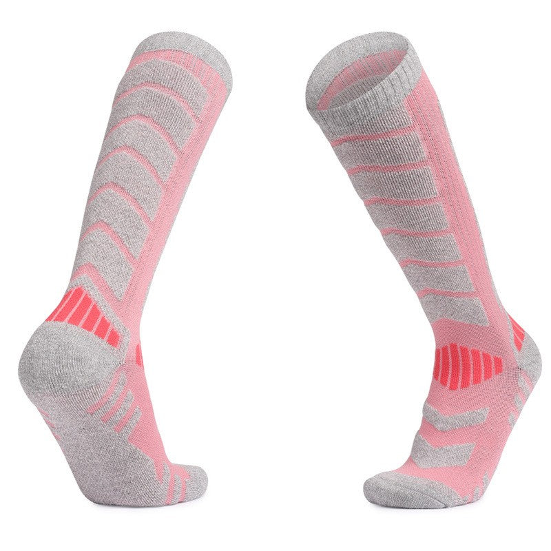 Wool Blend Skiing Socks for Men - Winter Thermal Outdoor Hiking Snow Socks