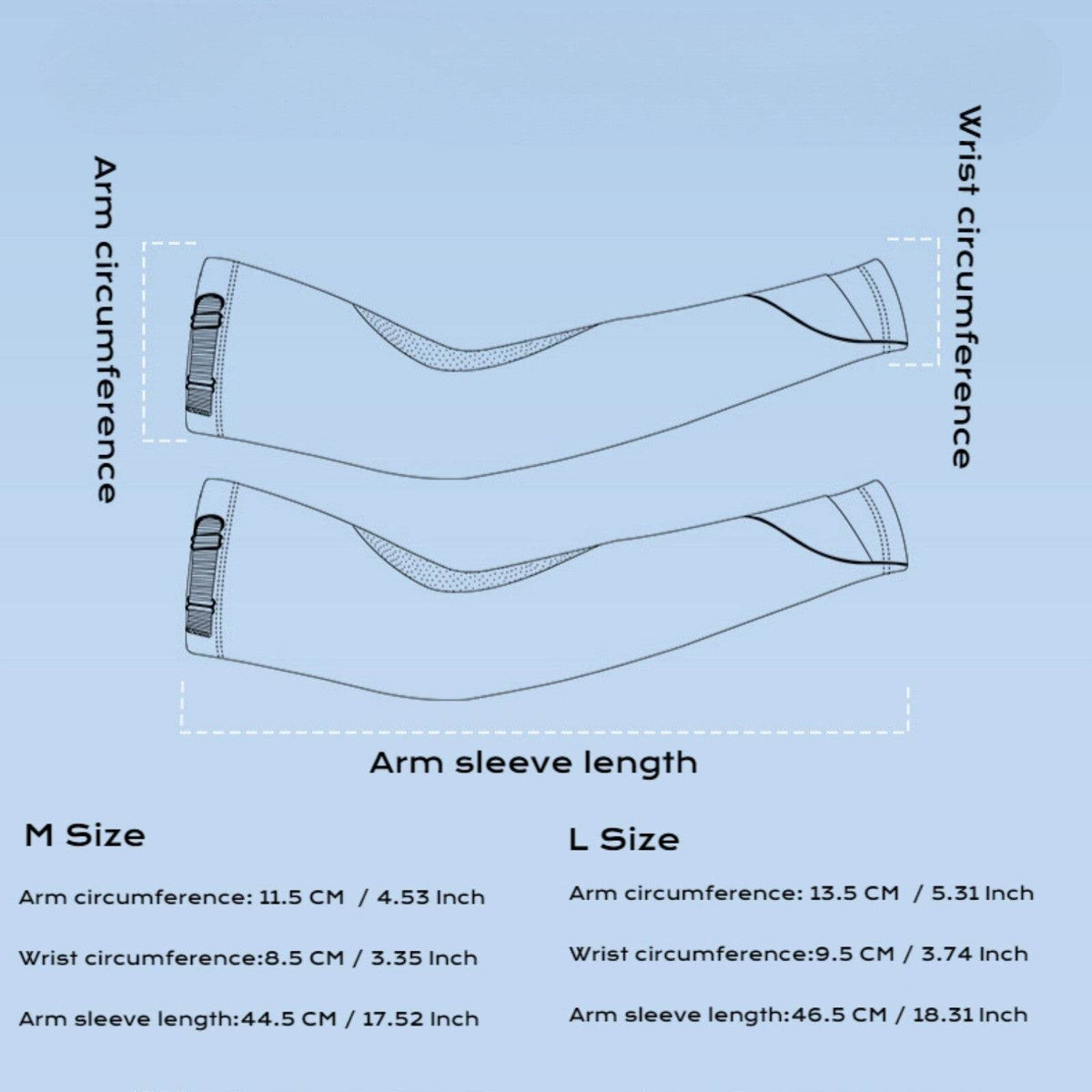 Arm Sleeves with Adjustable Buckle - Movagear