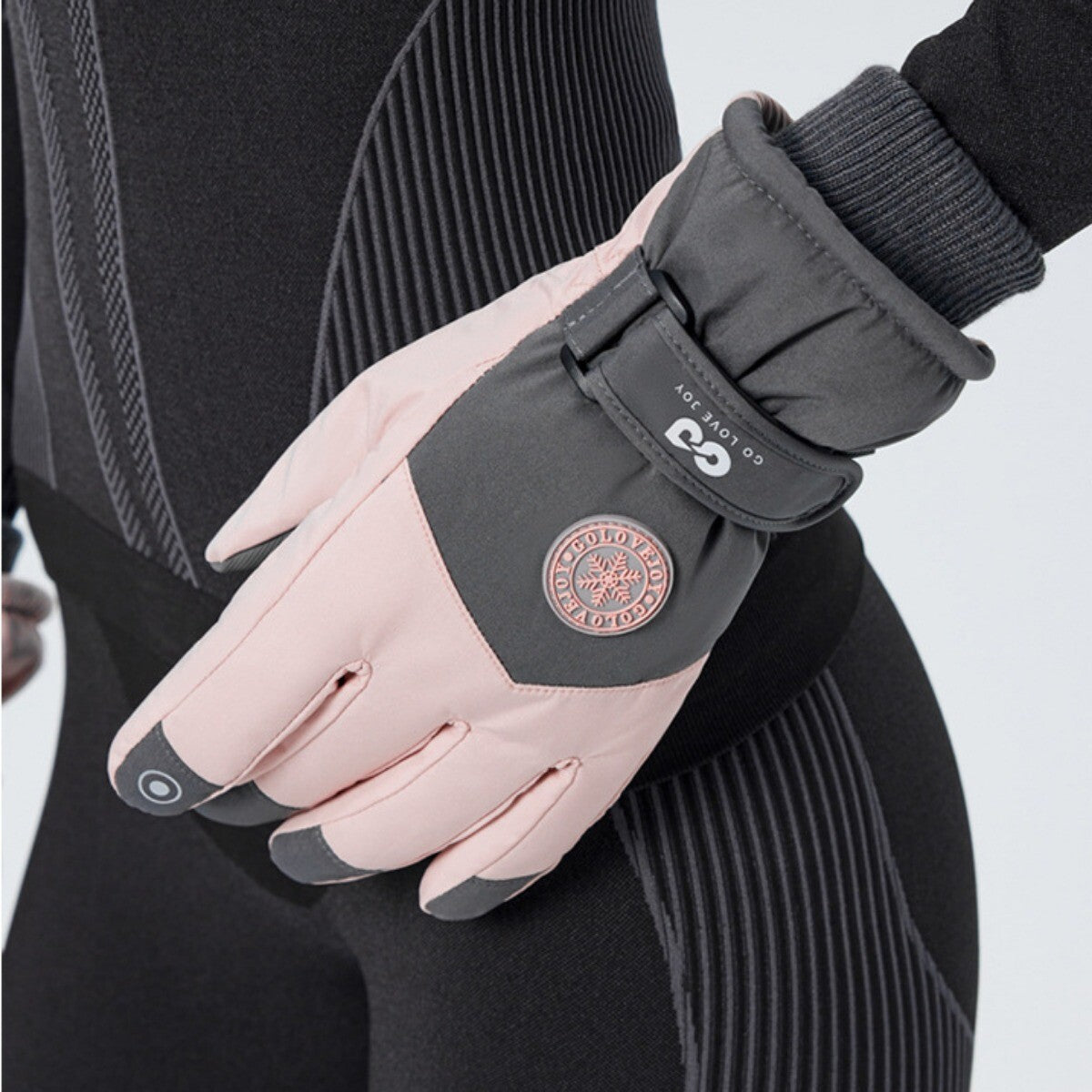 Winter Gloves for Men Women - Cold Weather Touchscreen Gloves for Cycling Skiing