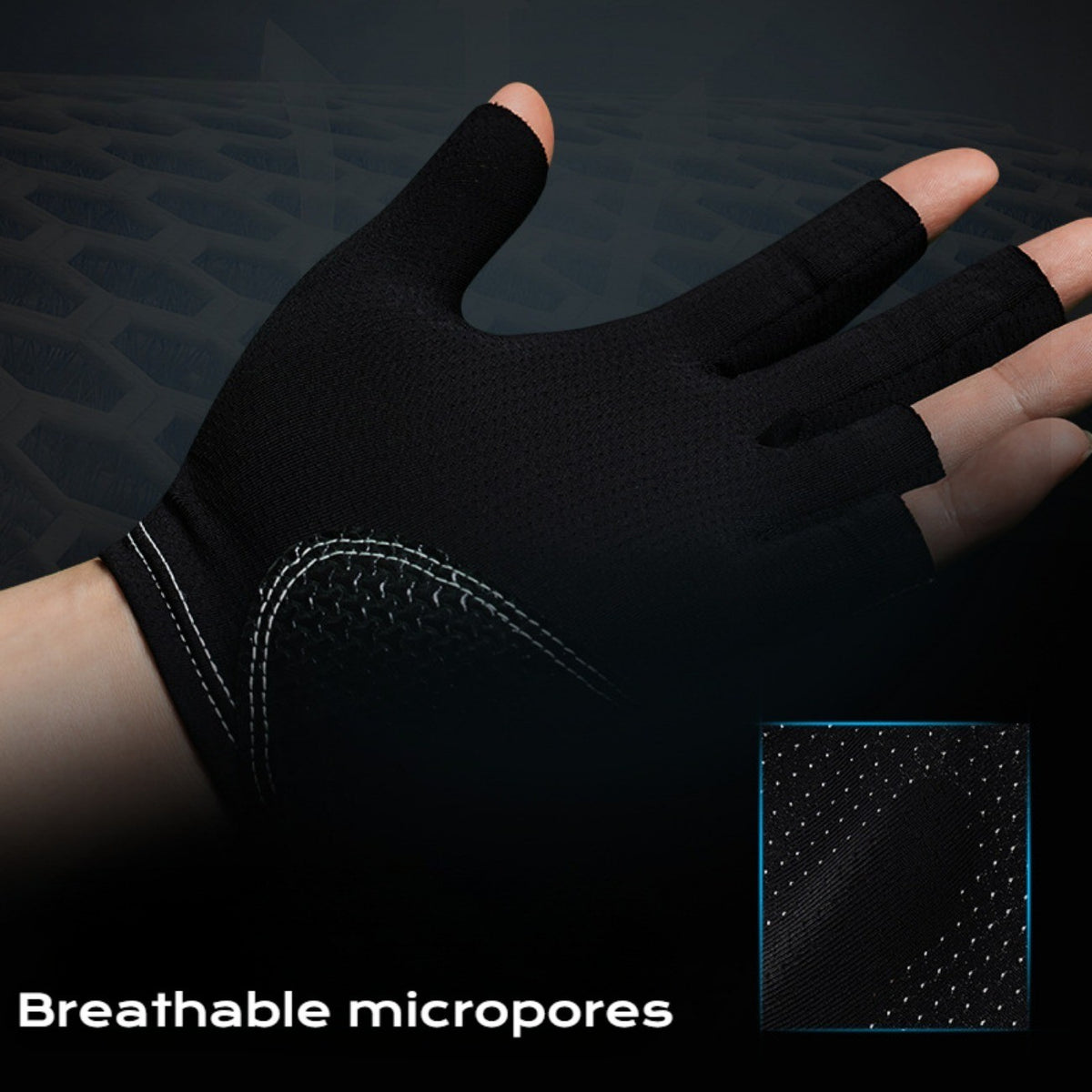 Billiard Gloves for Left Hand - Pool Snooker Cue Sport Glove for Men Women