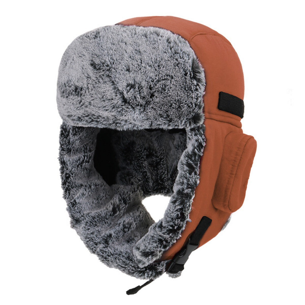 Winter Trapper Hat - Faux Fur Ear Flap Warm Aviator Cap For Men Women Outdoor