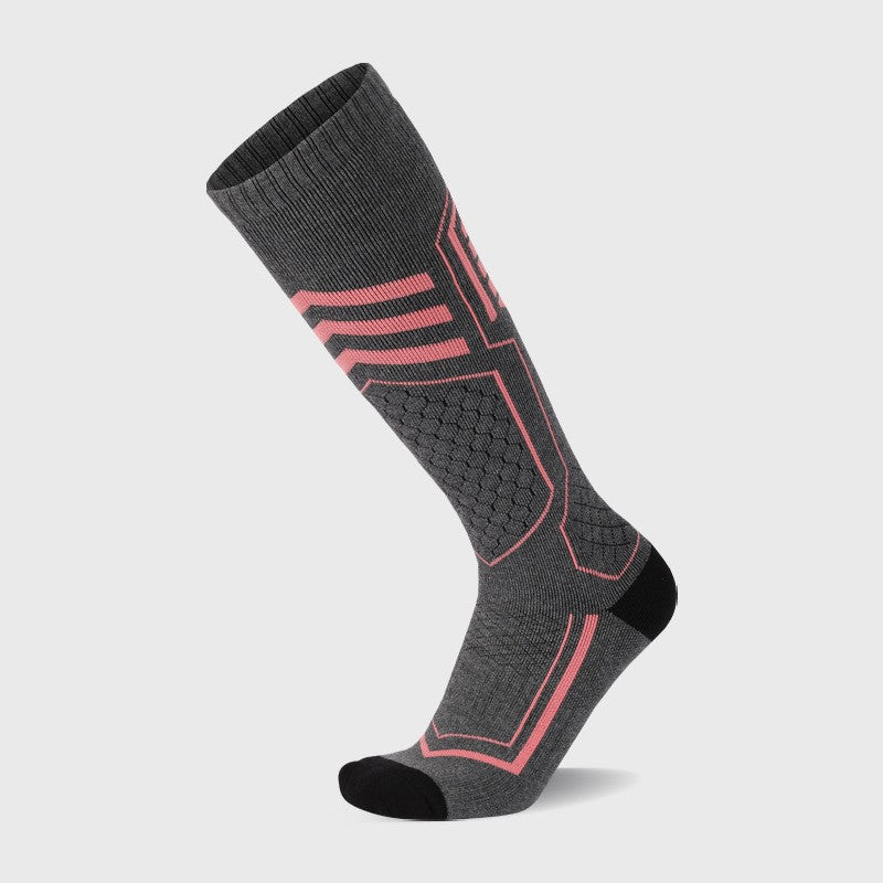 Ski Socks Thermal Warm - Winter Thick Knee High Snowboarding Socks For Unisex