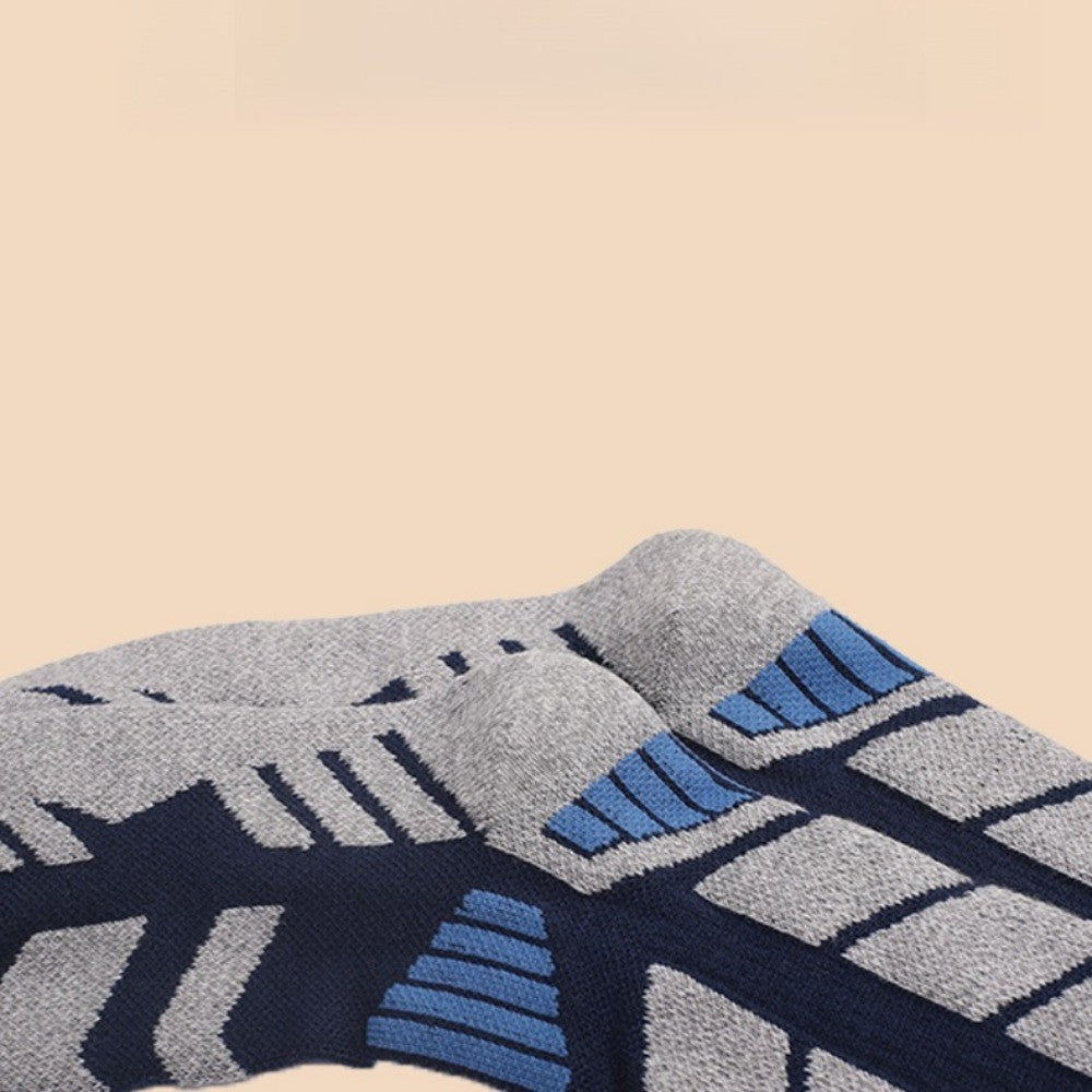 Wool Blend Skiing Socks for Men - Winter Thermal Outdoor Hiking Snow Socks
