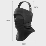 Half Ski Mask Balaclava - Winter Warm Fleece Face Mask - Neck Gaiter Cycling