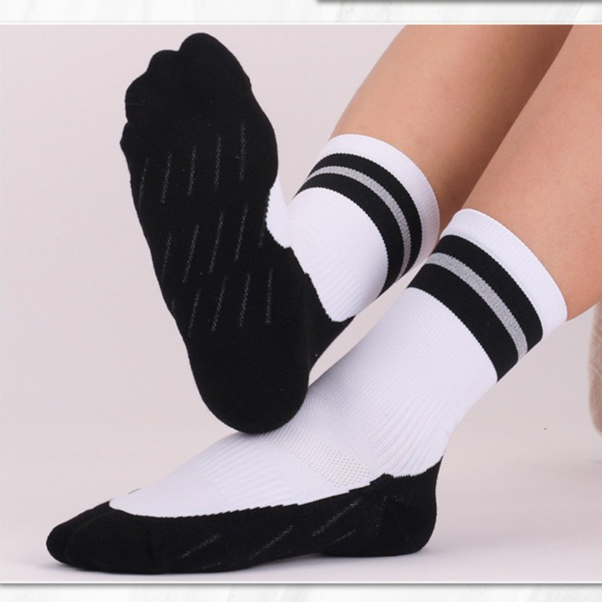 Sports Socks - Badminton Tennis Socks for Men Women - Breathable Running Socks
