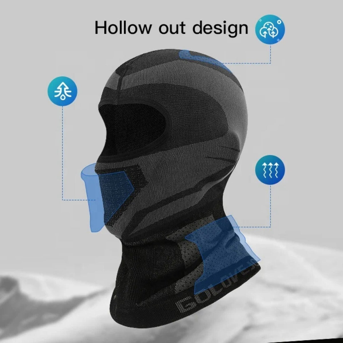 Sun Protection Balaclava Face Mask UV Protection Ski Neck Gaiter for Men Women