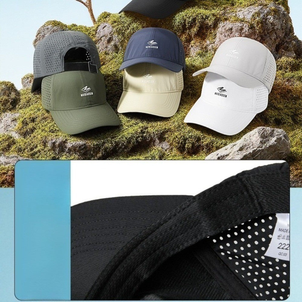 Summer Baseball Cap for Men Women - Breathable Sun Hat - Quick Drying Sun Hat