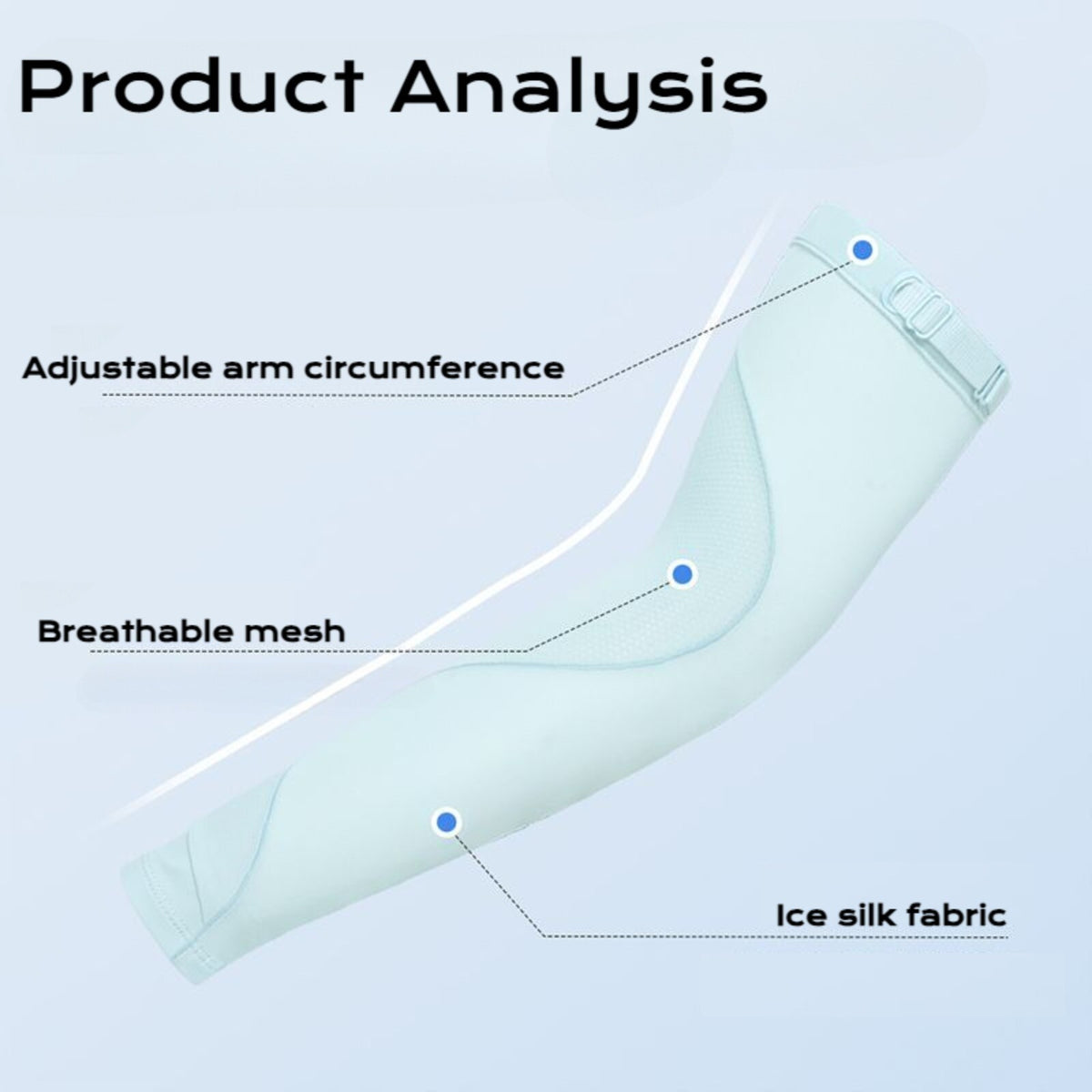 UV Sun Protection Arm Sleeves for Men Women - Compression Cooling Arm Sleeve