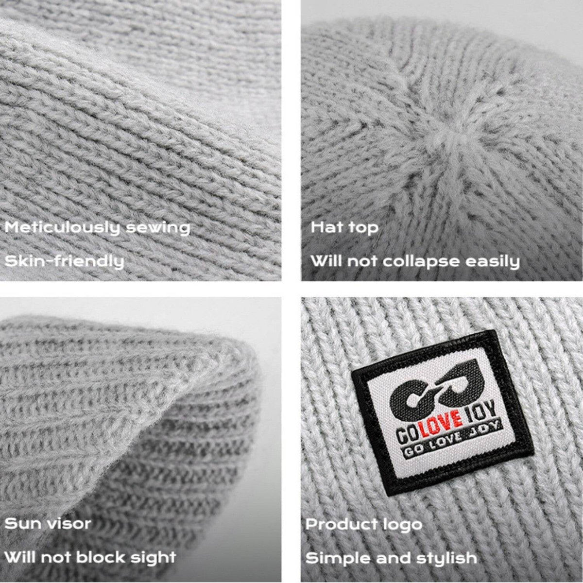 Knit Balaclava Face Cover with brim - Movagear