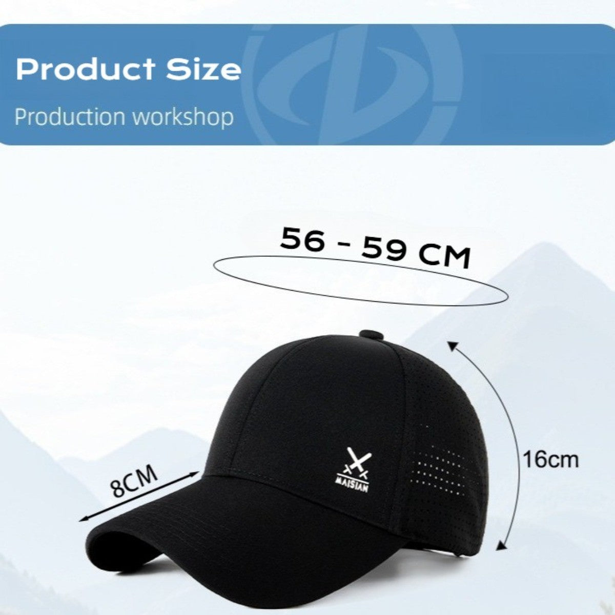 Quick Drying Baseball Cap for Men Women - Sun Protection Hat Summer Outdoor