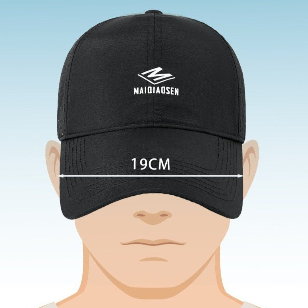 Summer Baseball Cap for Men Women - Breathable Sun Hat - Quick Drying Sun Hat
