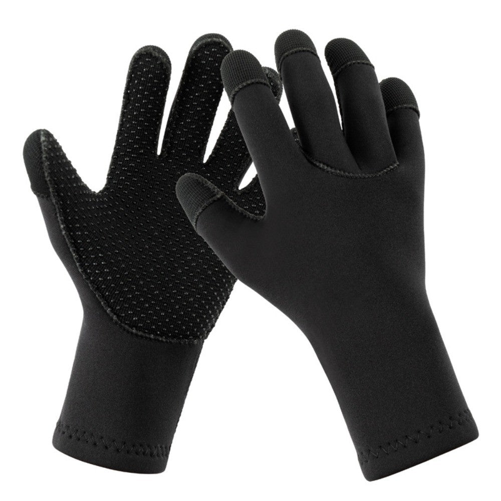 3mm Swimming Diving Gloves for Men Women, Cold Resistant Snorkeling Gloves