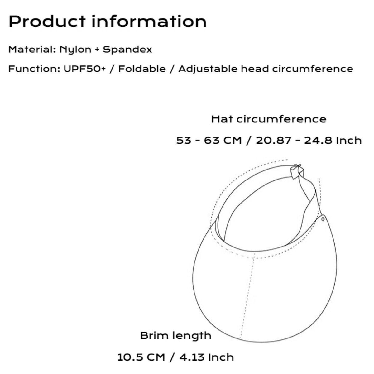 Wide Brim Sun Visor - Movagear