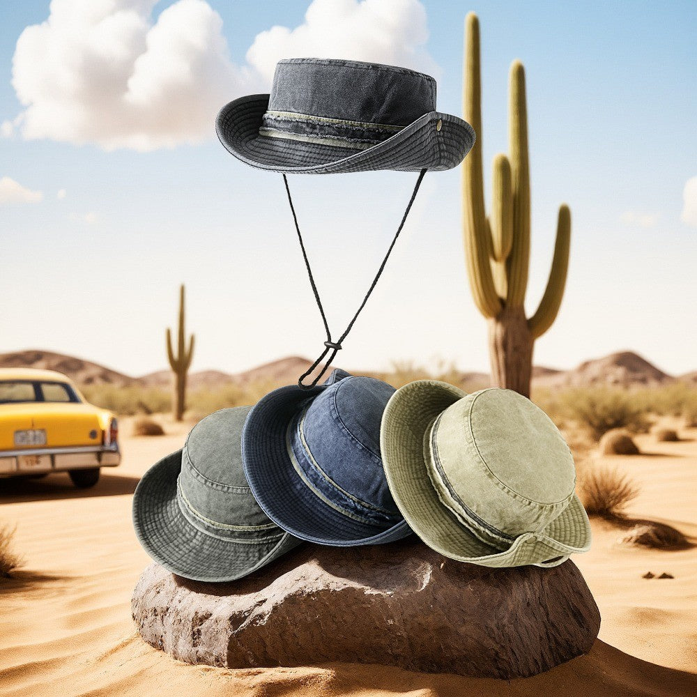 Summer Bucket Hat for Men Women, Sun Protection Outdoor Camping Hiking Sun Hat