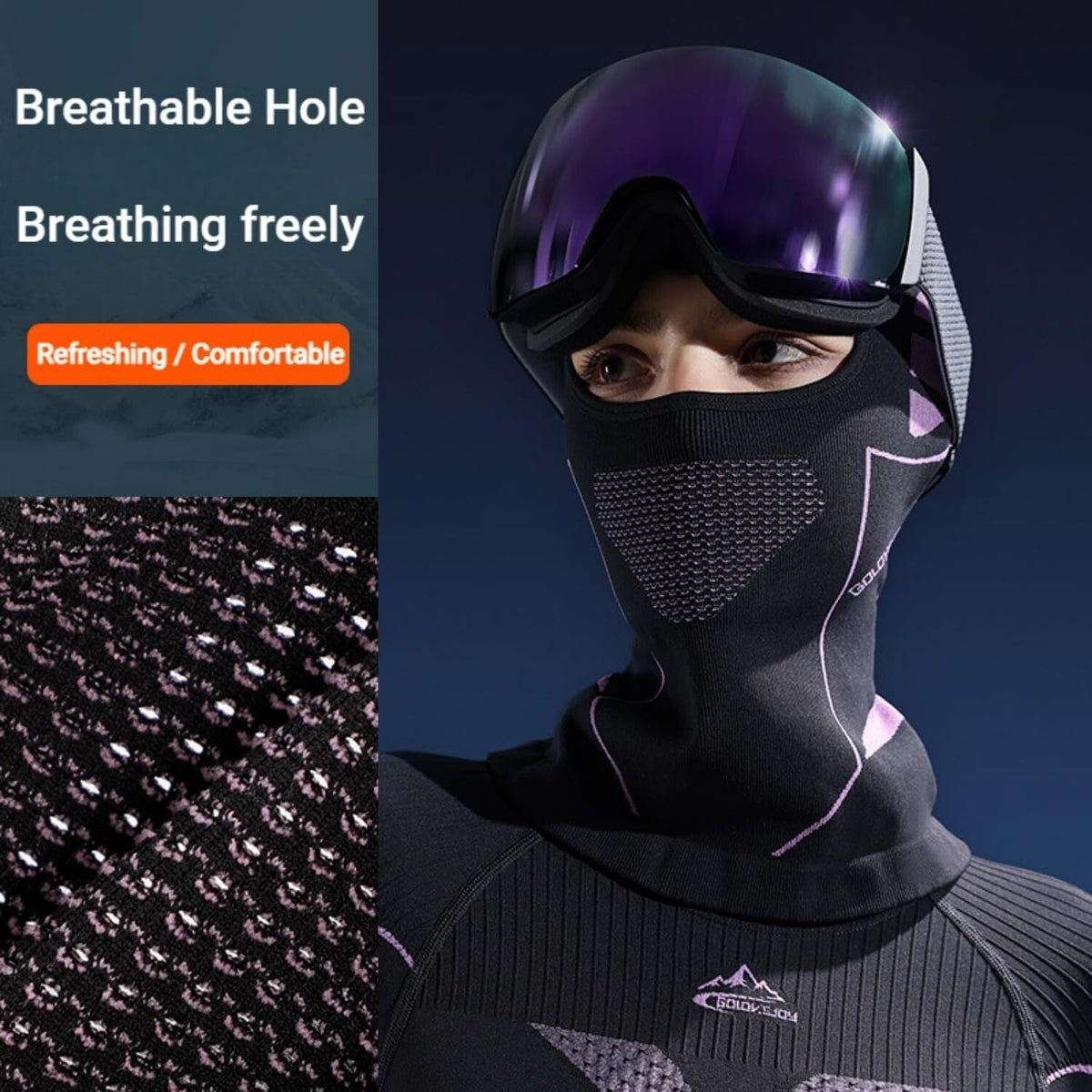 Balaclava Cold Weather Face Mask Winter Ski Mask Thermal Hood for Men Women