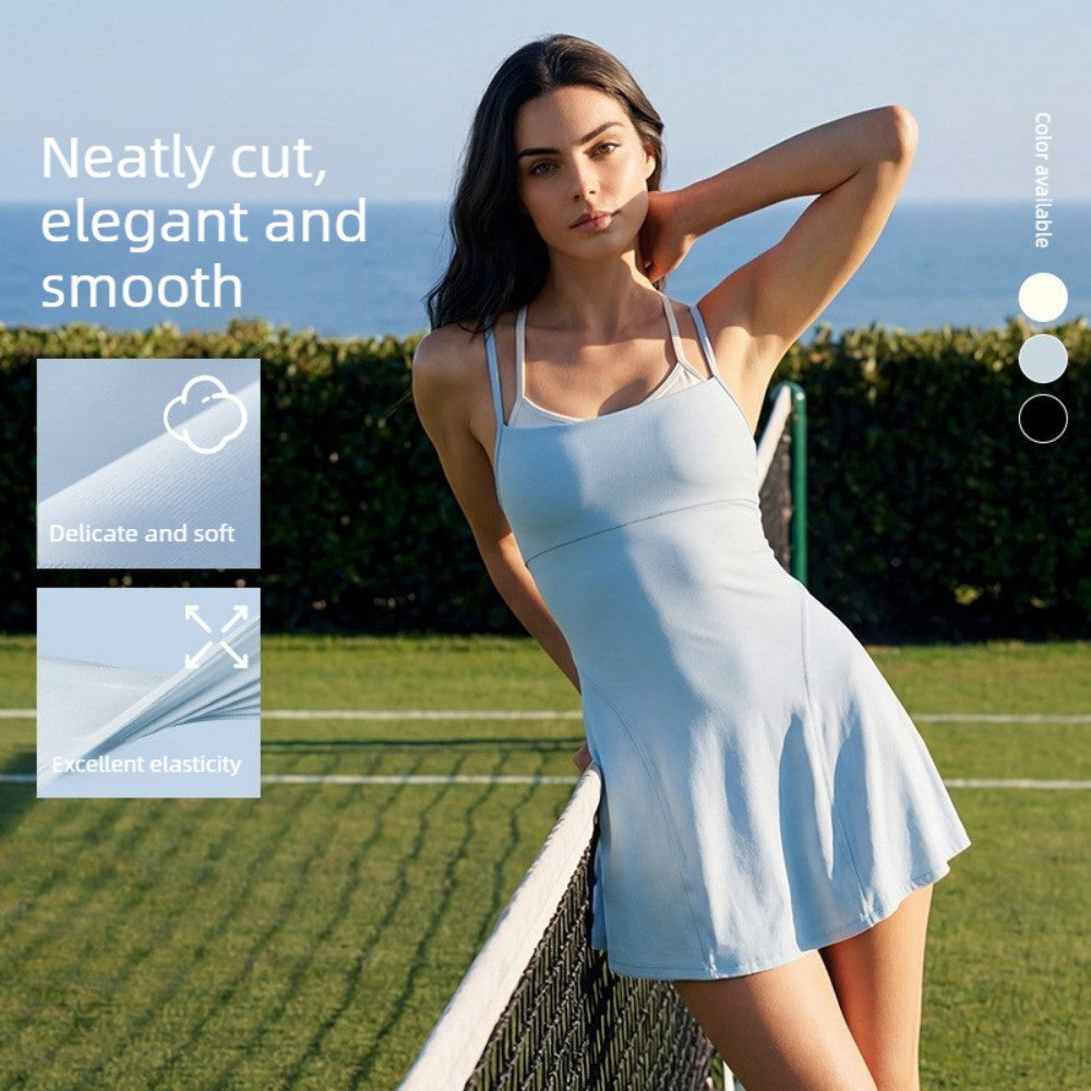 Tennis Skirt Sports Quick Drying Breathable Yoga Skirt Fitness Outdoor Skirt