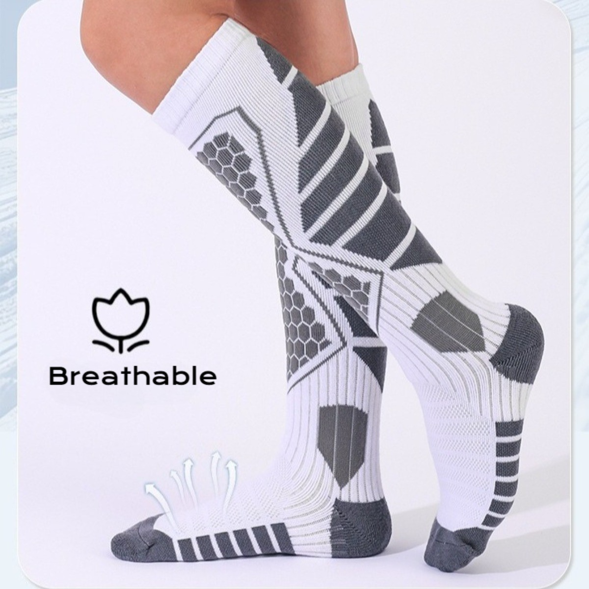 Winter Ski Socks for Men Women - Cold Weather Thermal Socks for Snowboarding